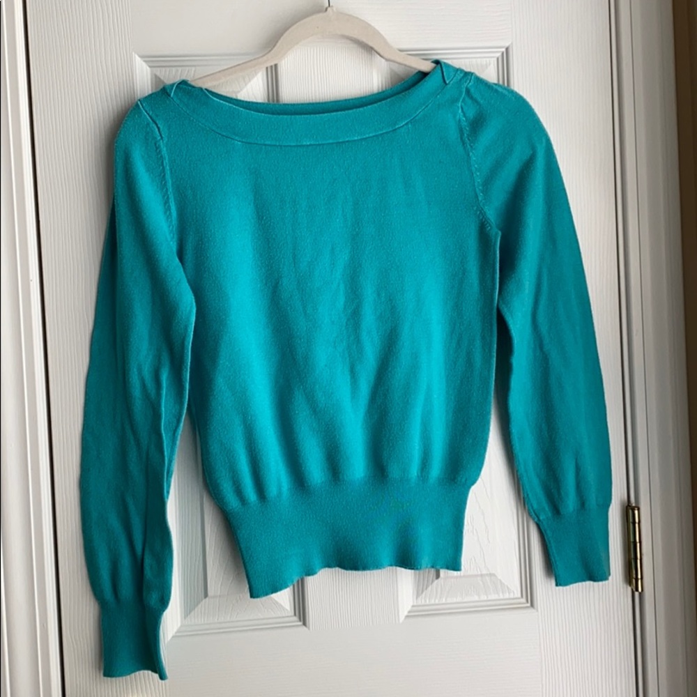 Sky Blue Sarah Spencer Sweater Top